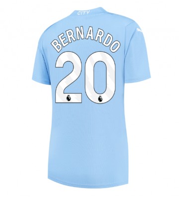 Manchester City Bernardo Silva #20 Replika Hjemmebanetrøje Dame 2023-24 Kortærmet